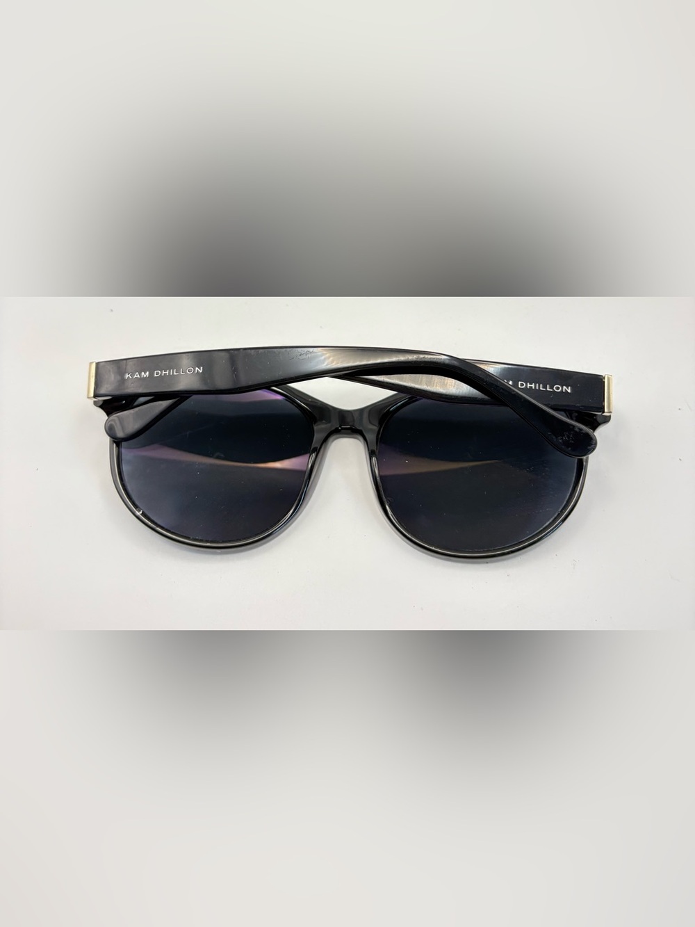 Kam Dhillon 305S Black Oval Tortoise Oval Sunglasses Frames Only - Picture 4 of 8